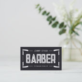 Carte De Visite Style barbier de cadre Razor (Debout devant)