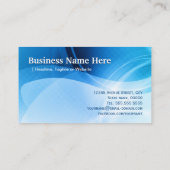 Carte De Visite Style bleu clair - Moderne et high-tech (Dos)