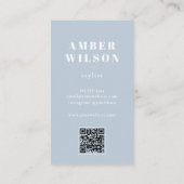 Carte De Visite Style Bold Cool Unique Typographie moderne (Dos)