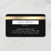 Carte de visite Style Carte de Crédit Rose (Dos)