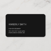 Carte De Visite Style chic Motif Rustique (Dos)