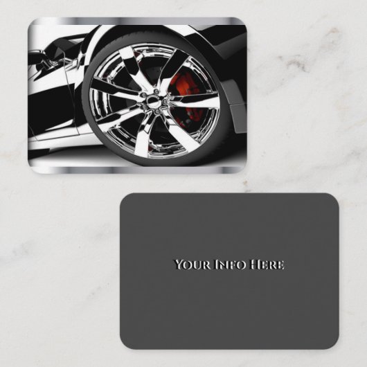 Carte De Visite Style Classy, . (Devant / Derrière)