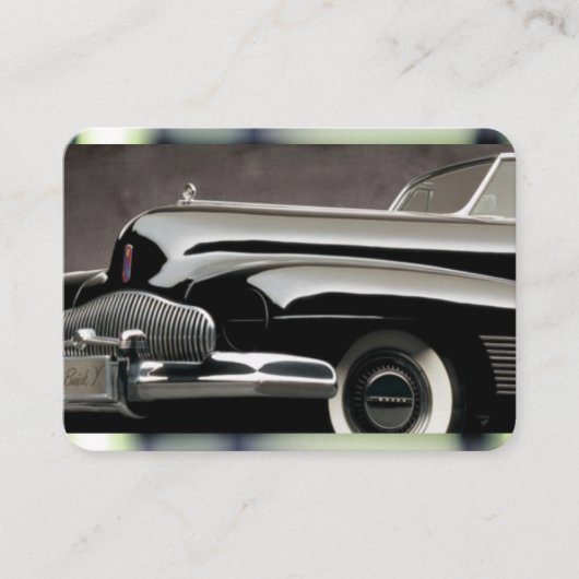 Carte De Visite Style Classy, voiture. (Devant)