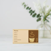 Carte De Visite Style de café (Debout devant)