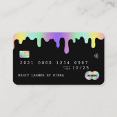 Carte De Visite Style de crédit holographique de la technologie de (Devant)