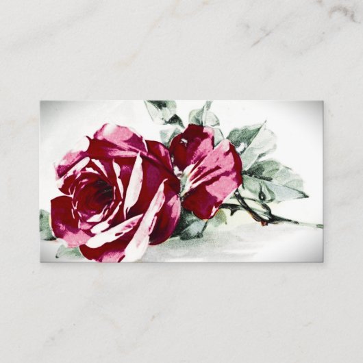 Carte de visite STYLE DE FLEURS DE DESIGN (Devant)