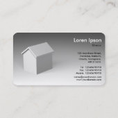 Carte De Visite Style de maison (Dos)