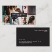 Carte De Visite Style de maquillage de salon photo personnalisable (Devant / Derrière)
