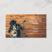 Carte De Visite Style de musique country (Dos)