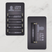 Carte De Visite Style de structure du concepteur (Devant / Derrière)