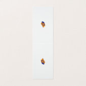 Carte De Visite Style Décoratif, Vert Bleu Foncé, Bataille (Extérieur déplié)