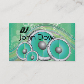 Carte De Visite Style du DJ