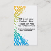 Carte De Visite Style du DJ (Dos)