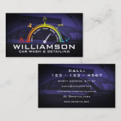 Carte De Visite Style du panneau de commande de voiture  (Devant / Derrière)