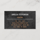 Carte De Visite Style élégant (Dos)