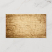 Carte De Visite Style en bois classique de pirates (Dos)