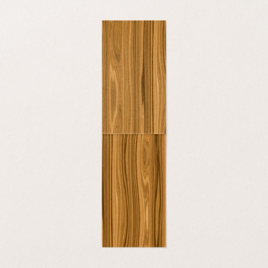 Carte De Visite Style en bois élégant de grain (Intérieur déplié)