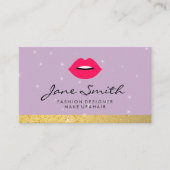 Carte De Visite Style et beauté | Baiser (Devant)