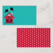 Carte De Visite Style et couleur rétro (Devant / Derrière)