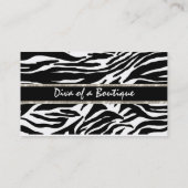 Carte De Visite Style et mode africains+américains (Dos)