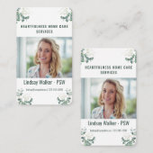 Carte De Visite Style Eucalyptus (Devant / Derrière)