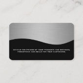 Carte De Visite Style Exécutif | Logo de la Justice (Dos)