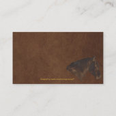 Carte De Visite Style Faux Stitted Leather Wrangler XI (Dos)