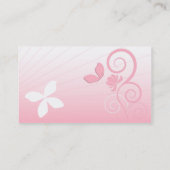 Carte De Visite Style floral (Dos)