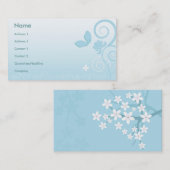 Carte De Visite Style floral (Devant / Derrière)