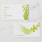 Carte De Visite Style floral (Devant / Derrière)