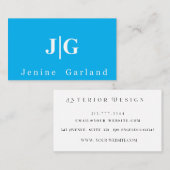 Carte De Visite Style géométrique créatif (Devant / Derrière)