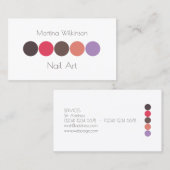 Carte De Visite Style géométrique élégant moderne simple (Devant / Derrière)