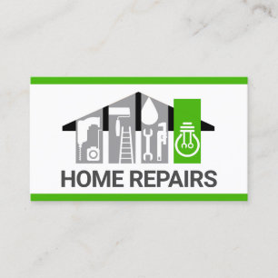 Carte De Visite Style Handyman Outils Bâtiment