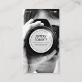 Carte De Visite Style iOS iPhone créatif - Photographe moderne (Devant)