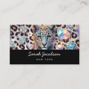 Carte De Visite Style Luxueux Opale Iridescent de Luxe