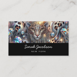 Carte De Visite Style Luxueux Opale Iridescent de Luxe