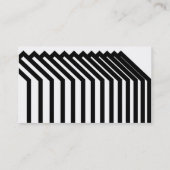Carte De Visite Style minimal d'aspect exclusivement original (Dos)