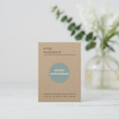 Carte De Visite Style minimaliste professionnel (Debout devant)