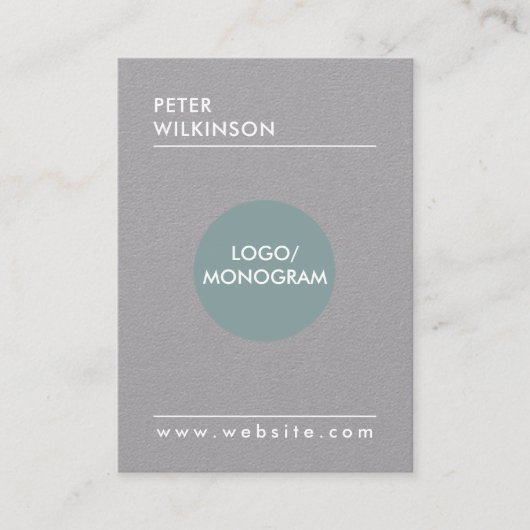 Carte De Visite Style minimaliste professionnel (Devant)