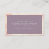 Carte De Visite Style moderne (Dos)