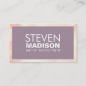 Carte De Visite Style moderne (Devant)