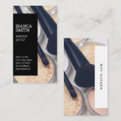 Carte De Visite Style moderne | Artiste de maquillage (Devant / Derrière)