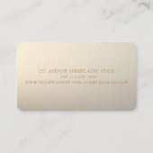 Carte De Visite Style moderne, Artiste de maquillage, Lèvres (Dos)