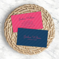 Style moderne bleu et rose rayures