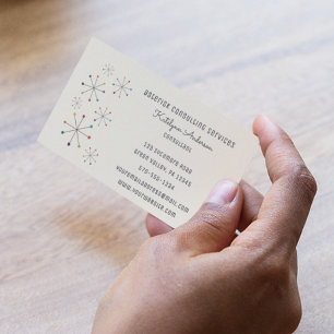 Carte De Visite Style moderne et rétro Vintage