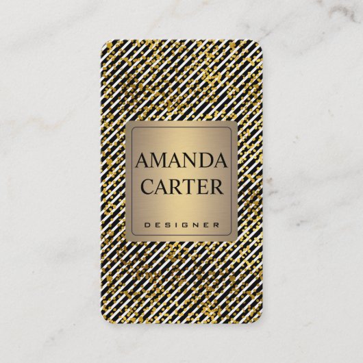 Carte De Visite Style Moderne Grandes Tailles De Luxe (Devant)