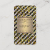 Carte De Visite Style Moderne Grandes Tailles De Luxe (Dos)