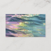 Carte De Visite Style Opale Iridescent Luxe (Dos)