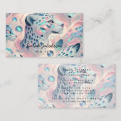 Carte De Visite Style Opale Irridescent Luxe (Devant / Derrière)