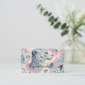 Carte De Visite Style Opale Irridescent Luxe (Debout devant)